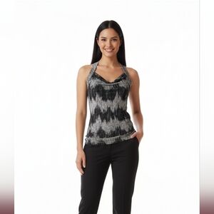 Chic Black and White Women's Tank Top